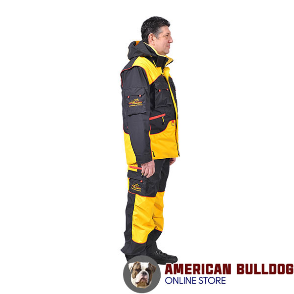 Comfortable Dog Training Bite Suit with a Number of Pockets